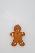 Gingerbread Man Cookie Ornament, Set of 2 Home Decor