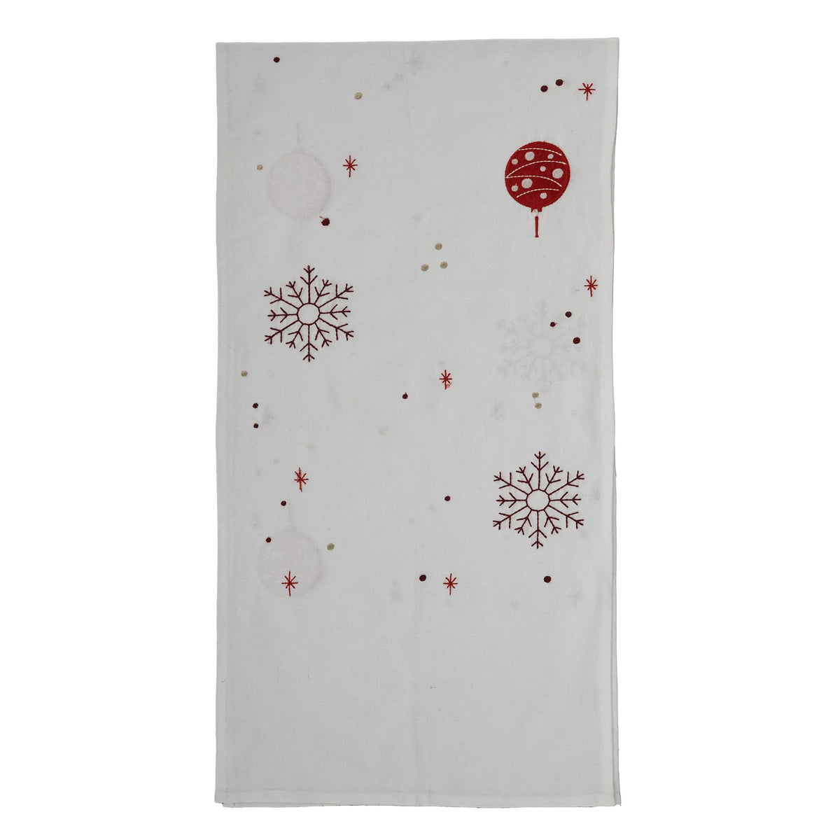 Frost Embroidered Table Runner