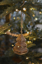 Wicker Christmas Tree Ornament Home Decor