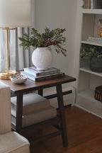 White Textured Jug Vase