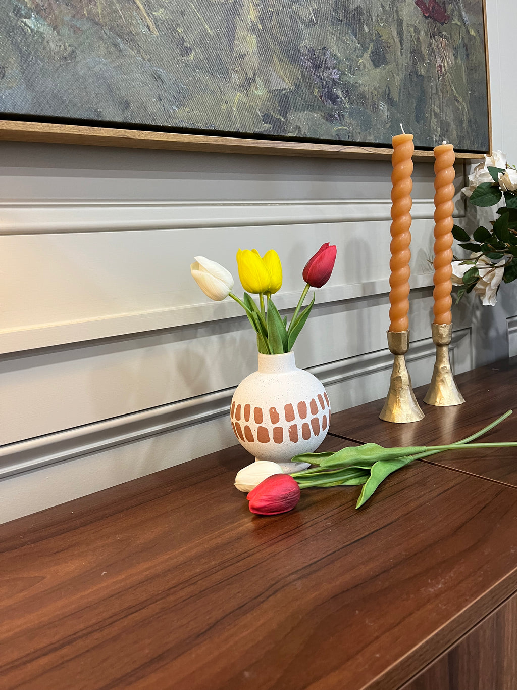 Ceramic Round Vase Vase & Pots