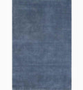 Denim Blue Hand-Loomed Wool Rug 12' x 18' Hand Loomed