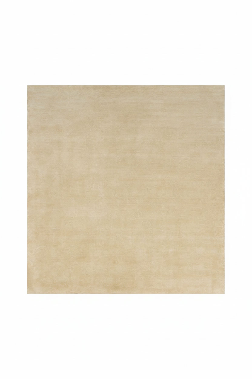 Beige rug on a white background