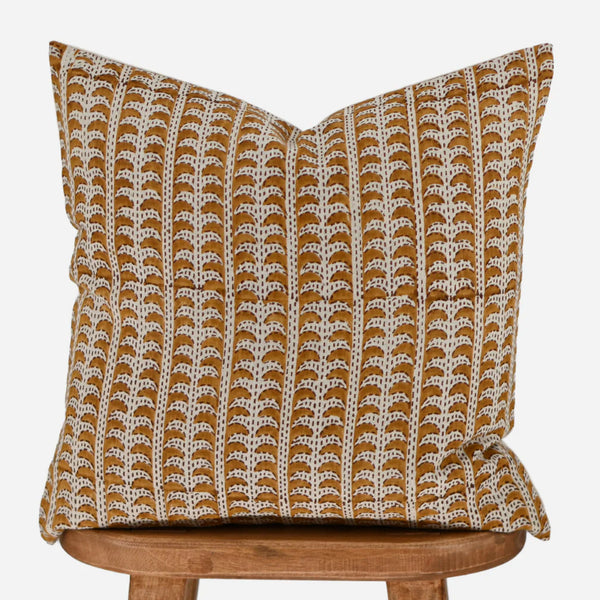 Dixie Block Print Pillow Cover