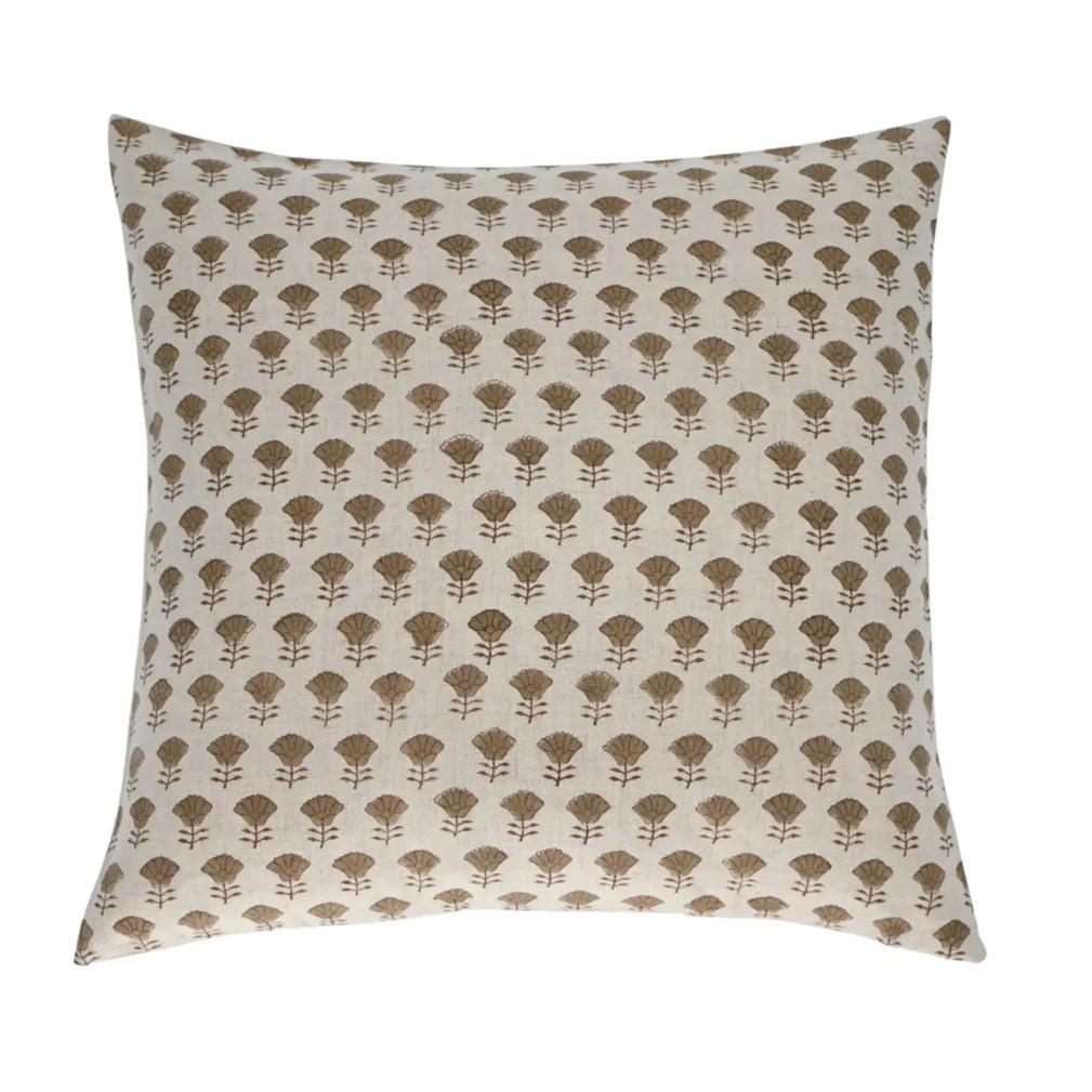 Kira Ditsy Prints Oat Pillow Cover 26" x 26" Double Sided Pillow Covers