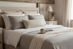 Kira Ditsy Prints Oat Pillow Cover Pillow Covers