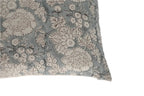 Brice Botanical Print Dusty Blue Pillow Cover Pillow Covers