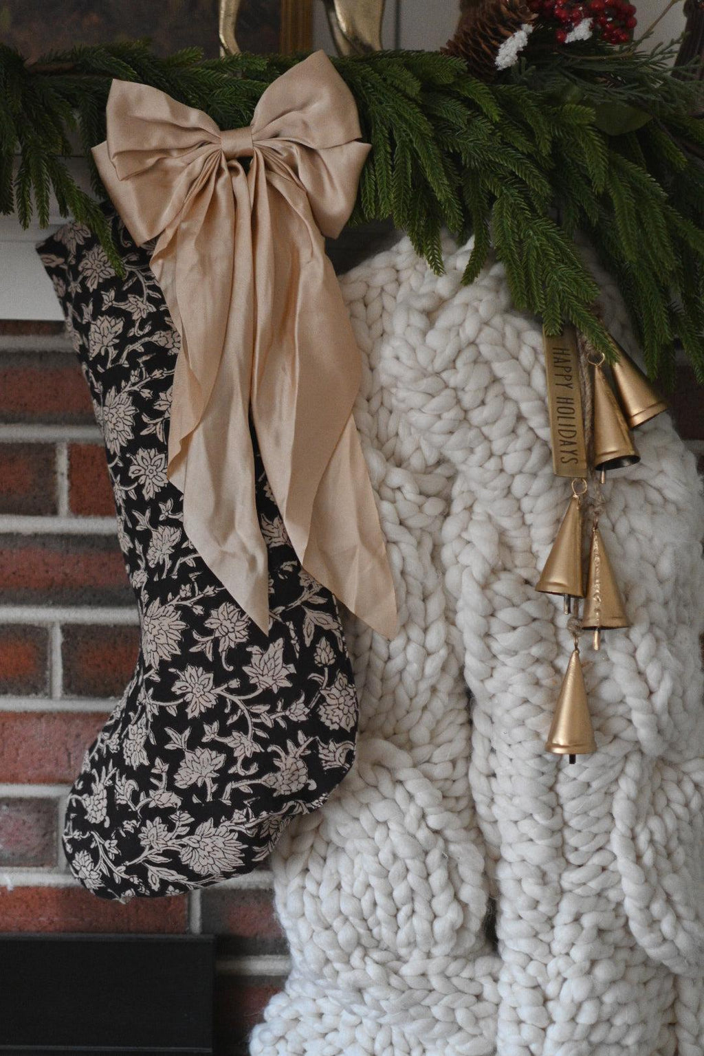 Hanging Gold Bells Home Decor