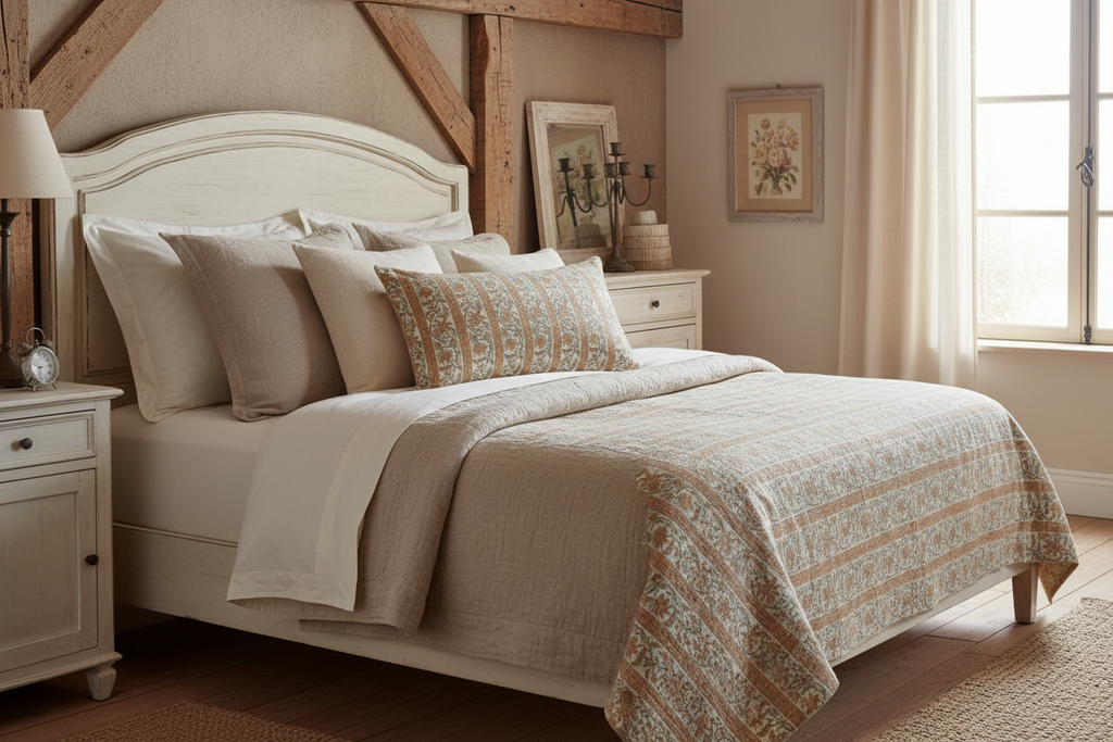 Serah Botanical Print Warm White Pillow Cover Pillow Covers