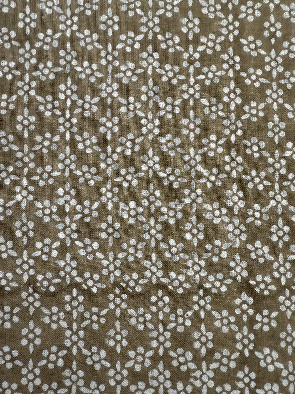 Tessa Hand Block Printed Linen Fabric Linen Fabric