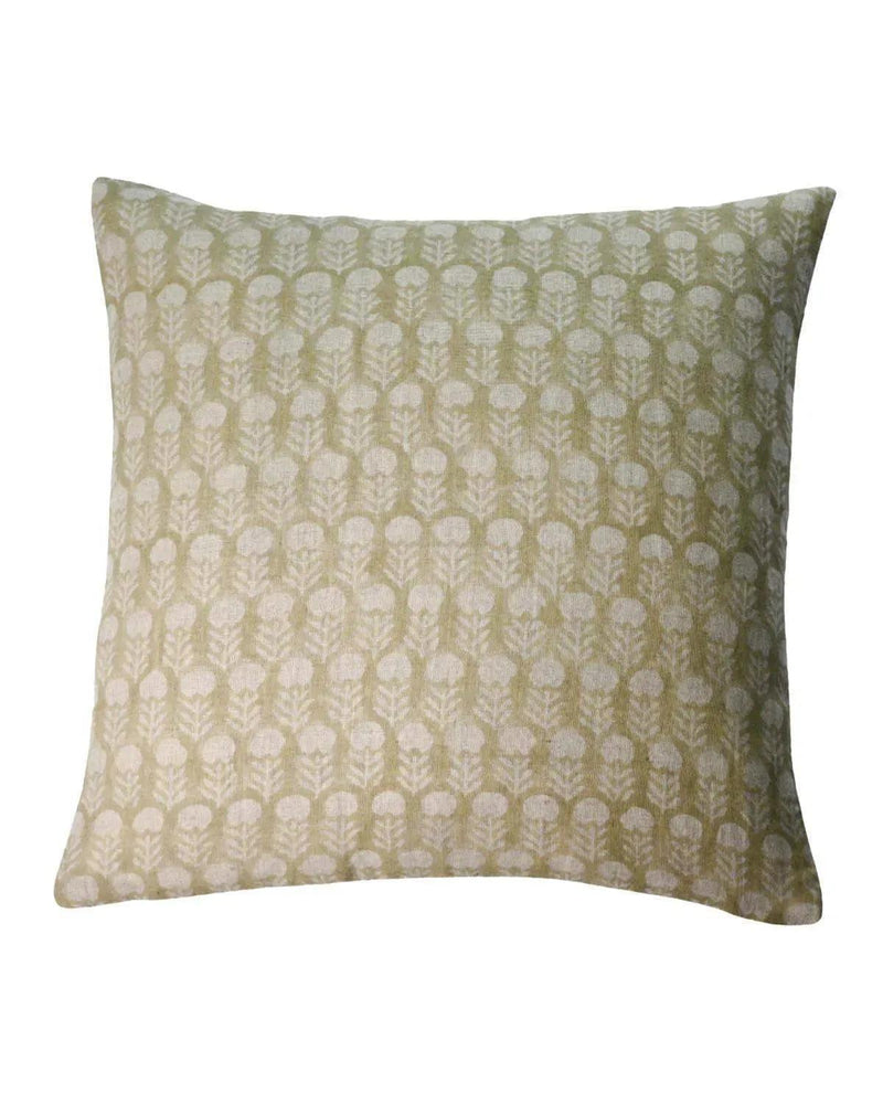 Edison Ditsy Prints Soft Caramel Pillow Cover 26" x 26" Double Sided Pillow Covers