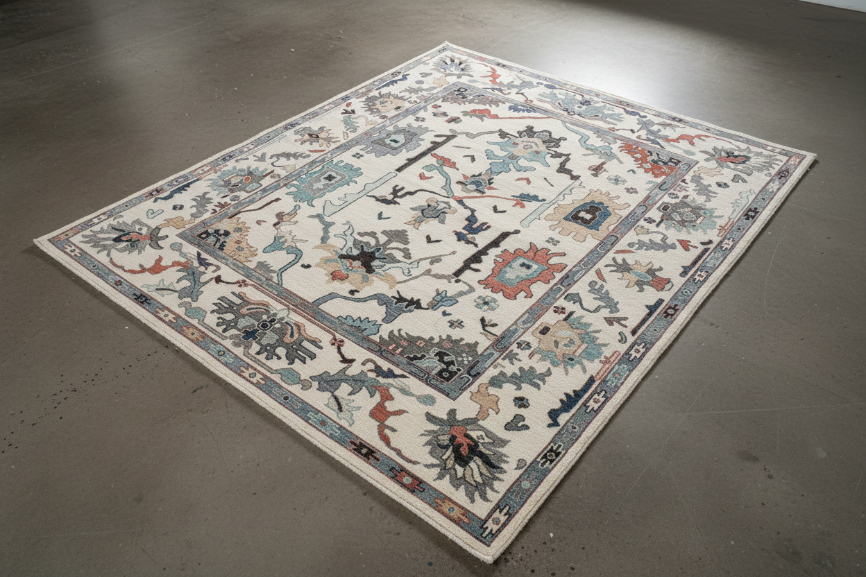 Ethan Hand Knotted Oushak Rug 8' x 8' Hand-Knotted