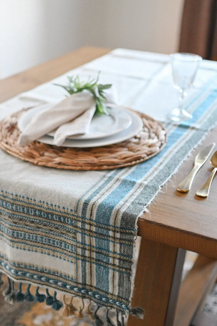 Bhujodi Table Runner - Multicolor - Maple Village Lane