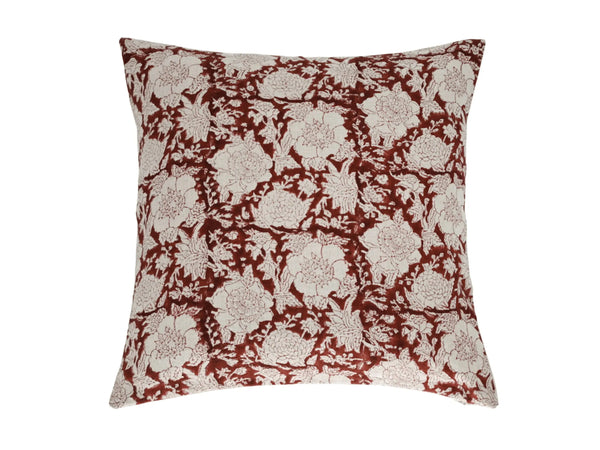 Florence Block Print Pillow Cover