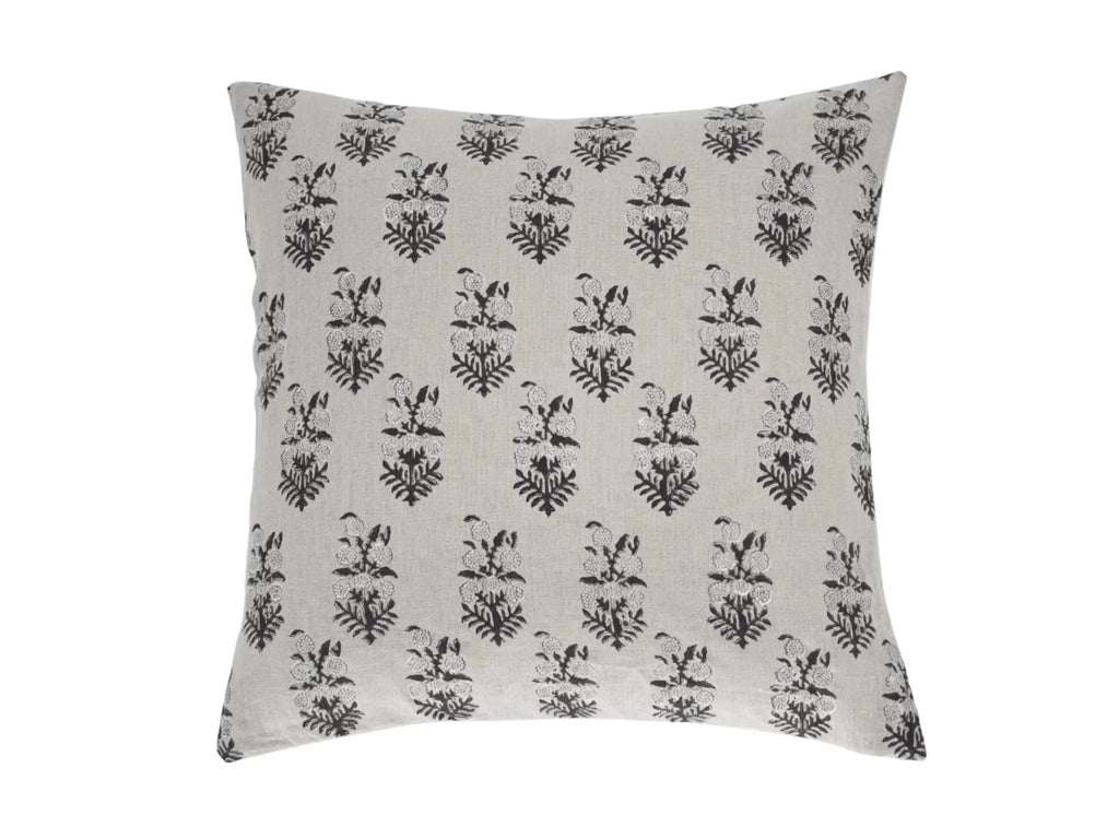 Joseph Ditsy Prints Natural Linen Pillow Cover 26" x 26" Double Sided Pillow Covers