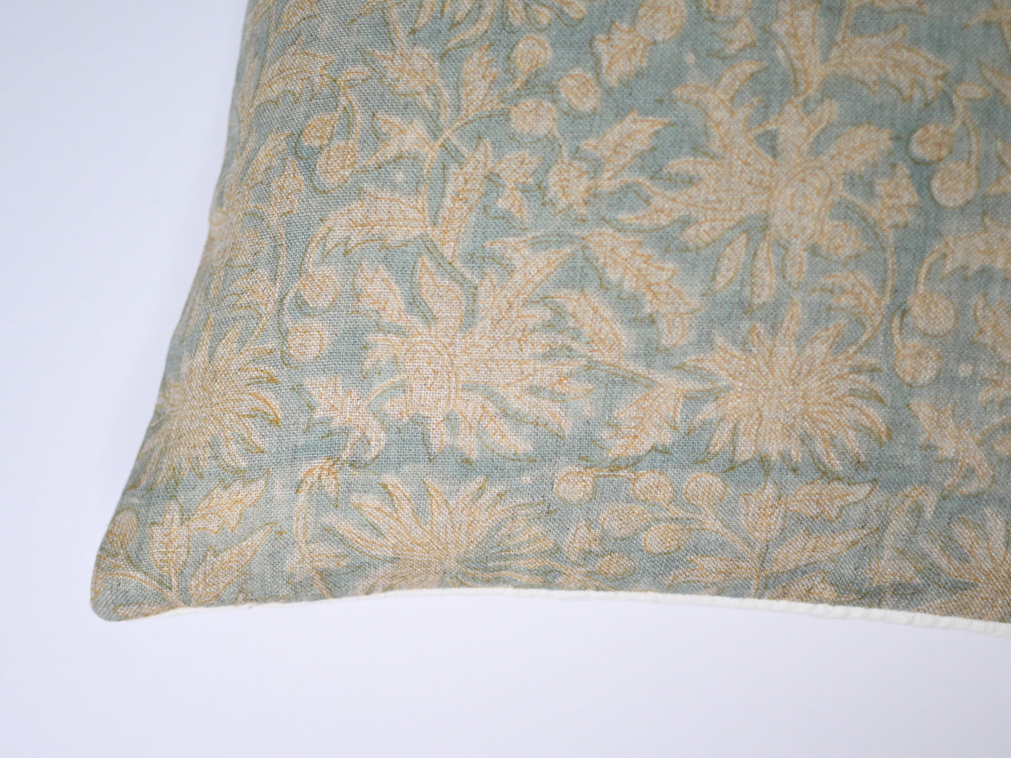 Malyn Botanical Print Icy Blue Pillow Cover Pillow Covers
