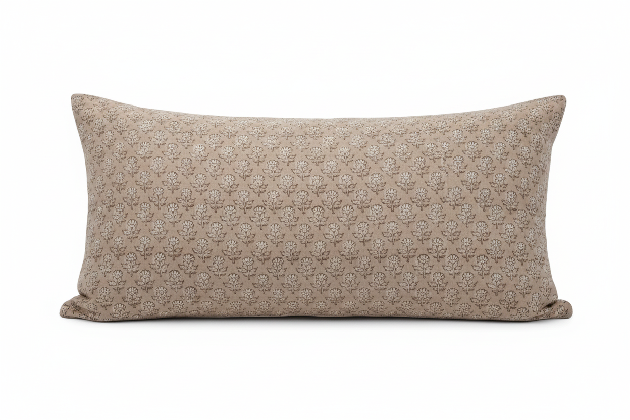 Drew Ditsy Prints Soft Fawn Pillow Cover