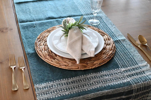 Bhujodi Table Runner - Dark Chambray Table Runners