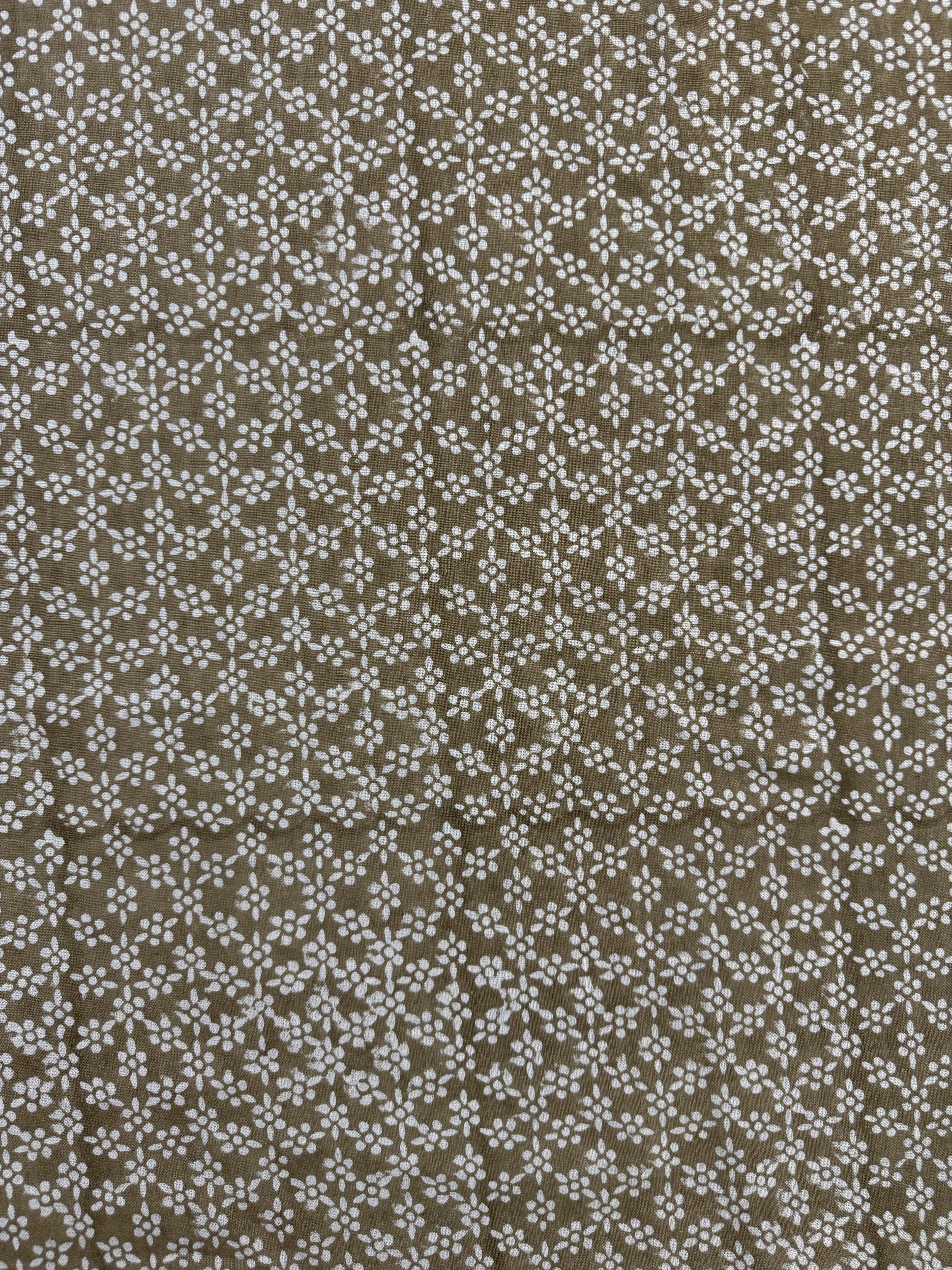 Tessa Hand Block Printed Linen Fabric Linen Fabric