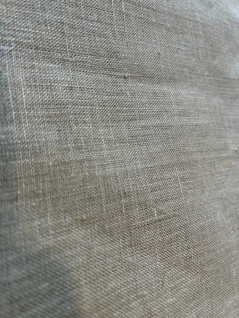 2 Yards Cut Out-Nolan Tan Designer Linen Fabric Linen Fabric