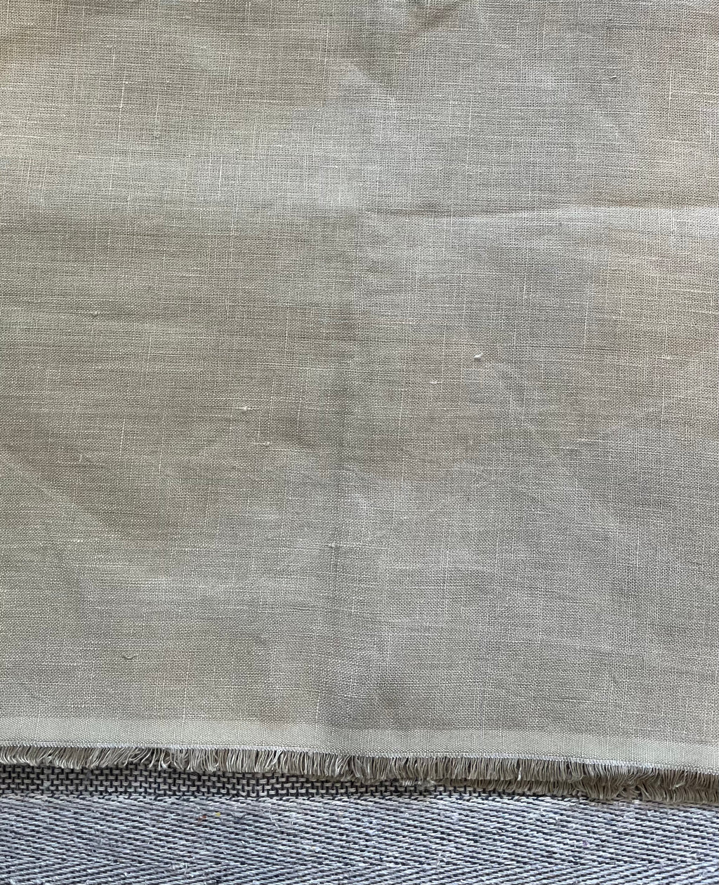 2 Yards Cut Out-Nolan Tan Designer Linen Fabric Linen Fabric