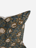 Gabriella Botanical Print Deep Teal Pillow Cover Pillow Covers