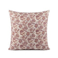Garnet Bloom Purple Linen Pillow Cover