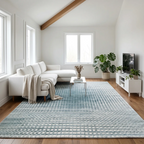 Labyrinth Hand Knotted Wool Rug Hand-Knotted