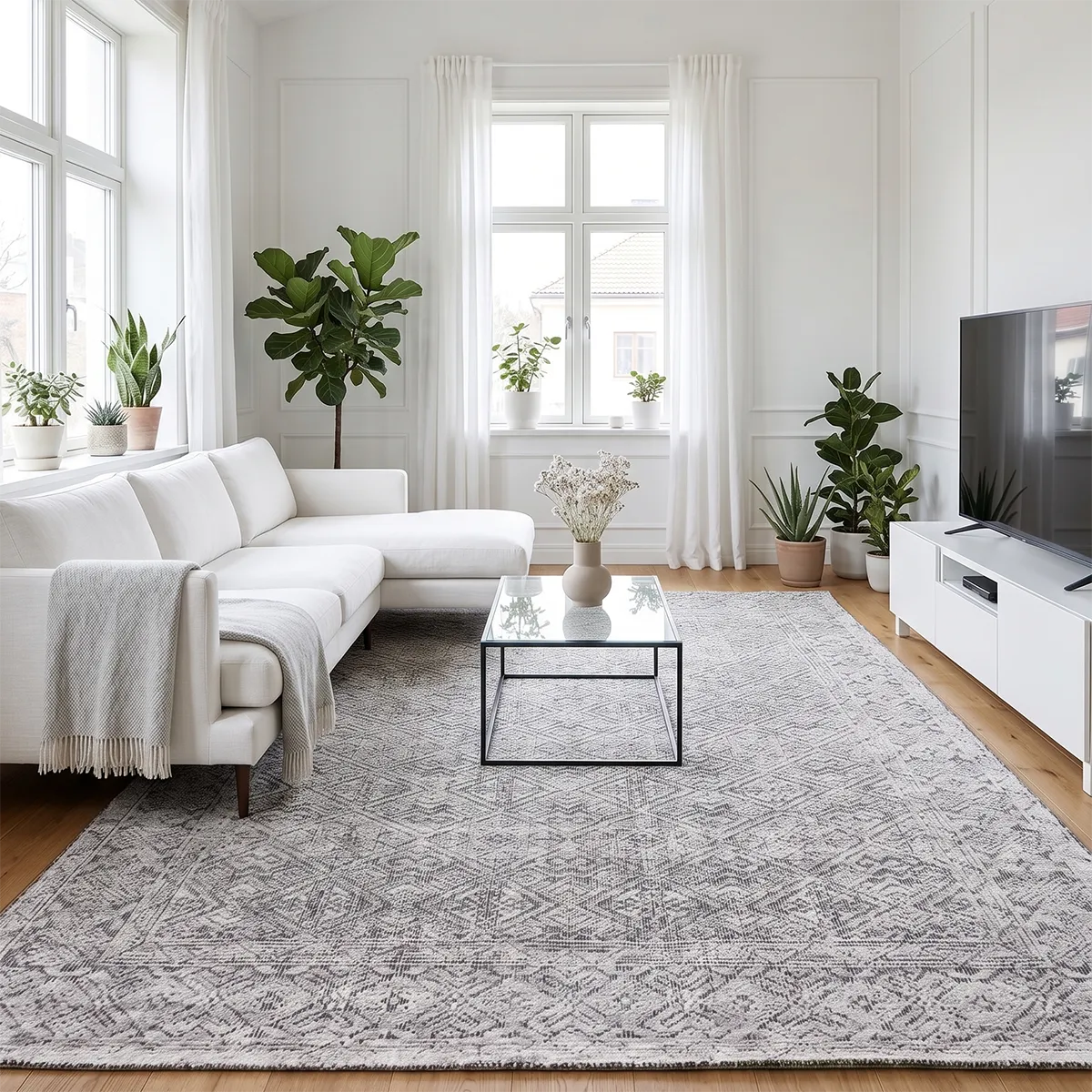 Echo Hand Knotted Wool Rug Hand-Knotted