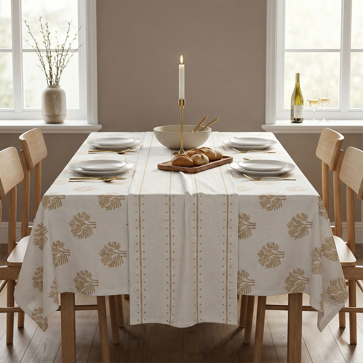 Dots and Linear Table Runner