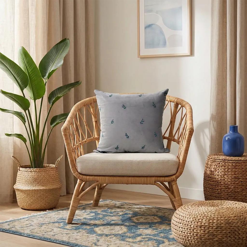 Silicon Embroidered Velvet Cushion Cover Pillow Covers