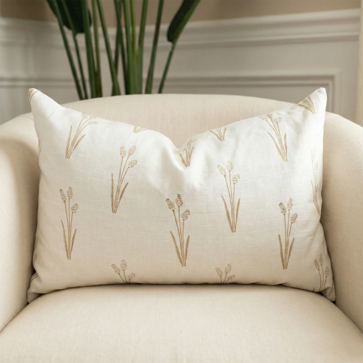 Quiet Florals Lumbar Cushion Cover