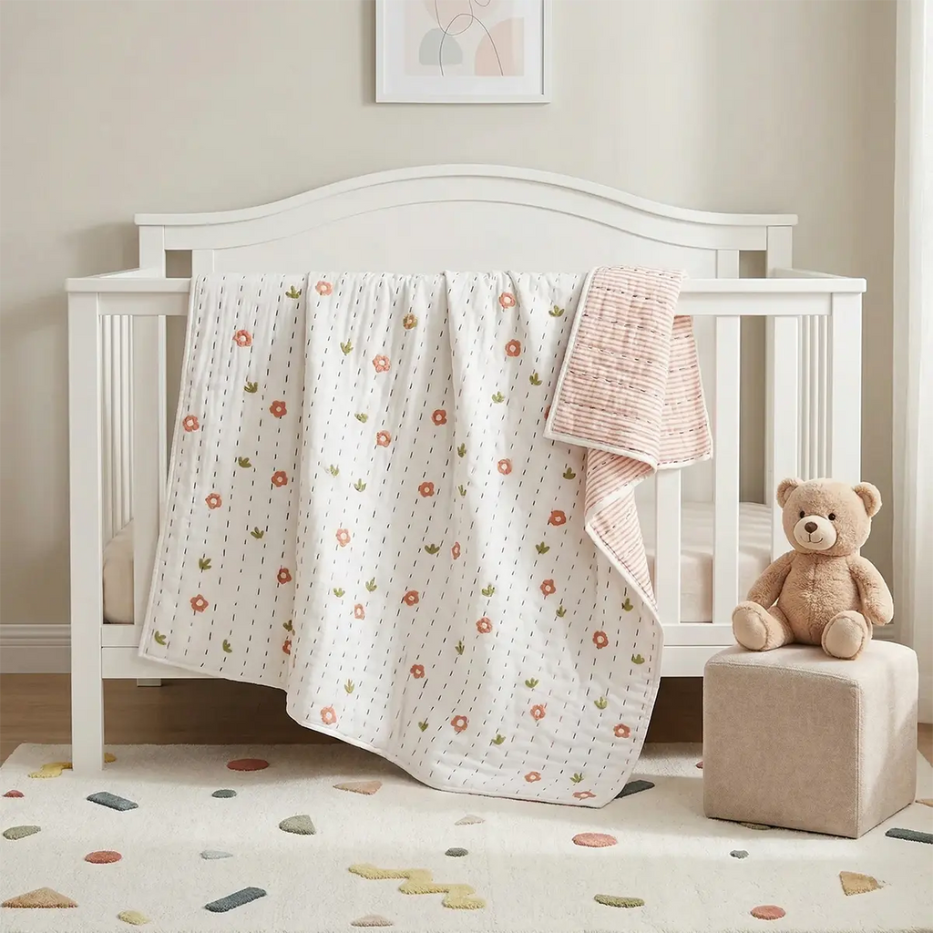 Flora Scatter Baby Quilt Quilts