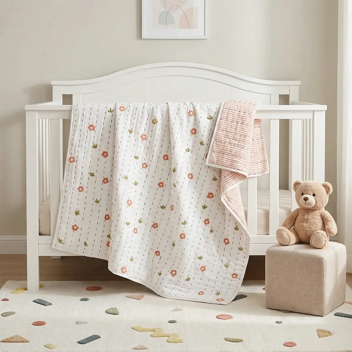 Flora Scatter Baby Quilt Quilts