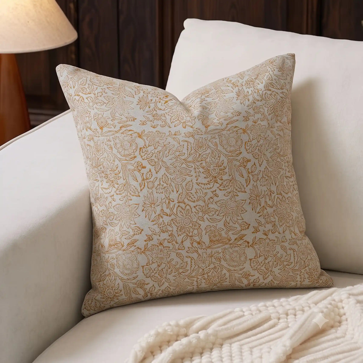 Ella Golden Pillow Cover