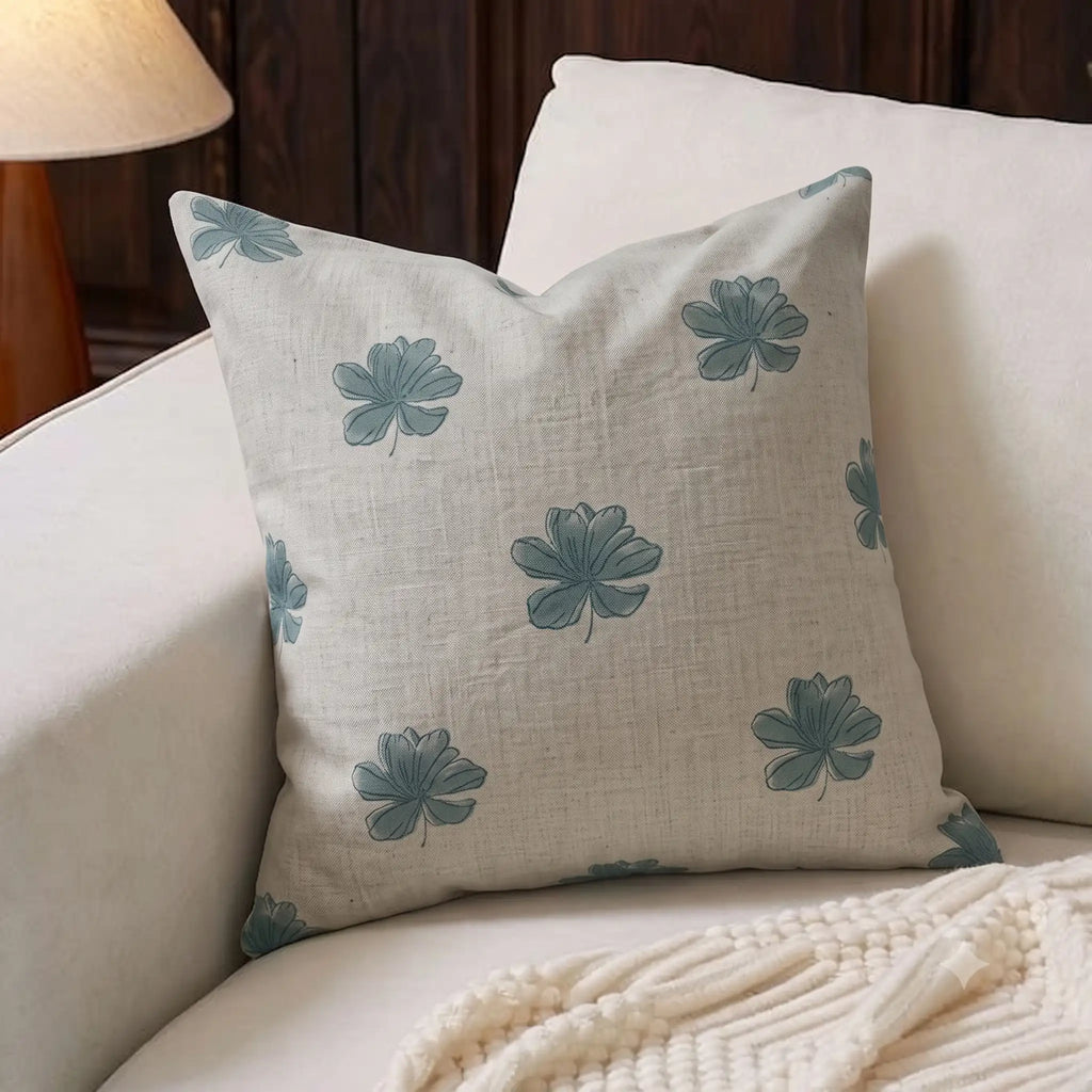 Praire Ice Blue Pillow Cover