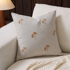 Daisy Trace Mustard Pillow Cover