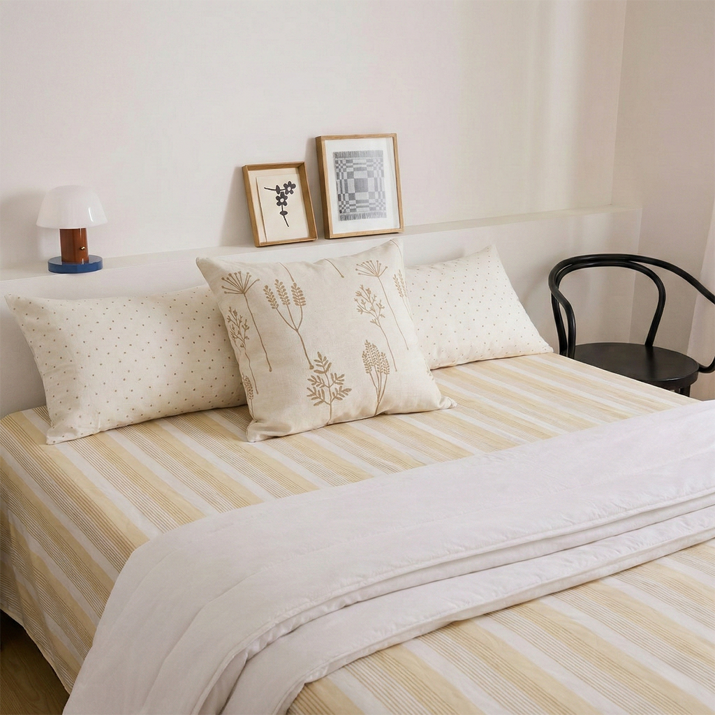 Soft Loom Spot Lumbar Cushion Cover