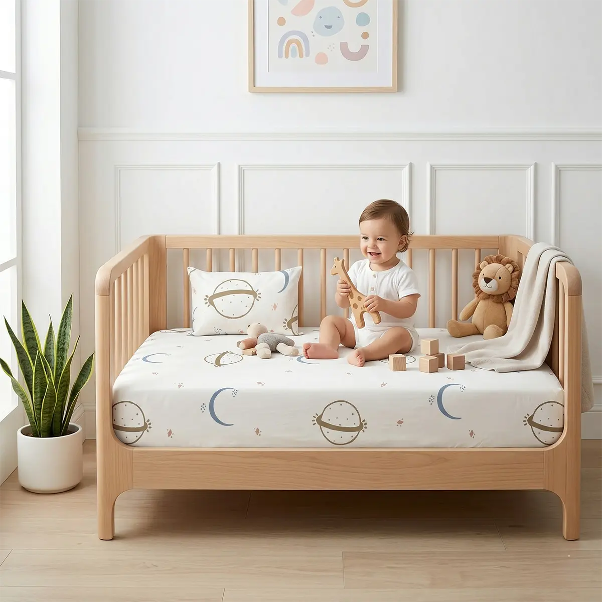 Little Astrals Bedsheet Set Bedsheet