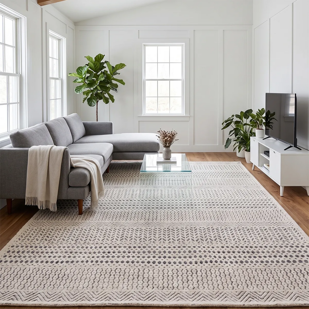 Etho Hand Knotted Wool Rug Hand-Knotted