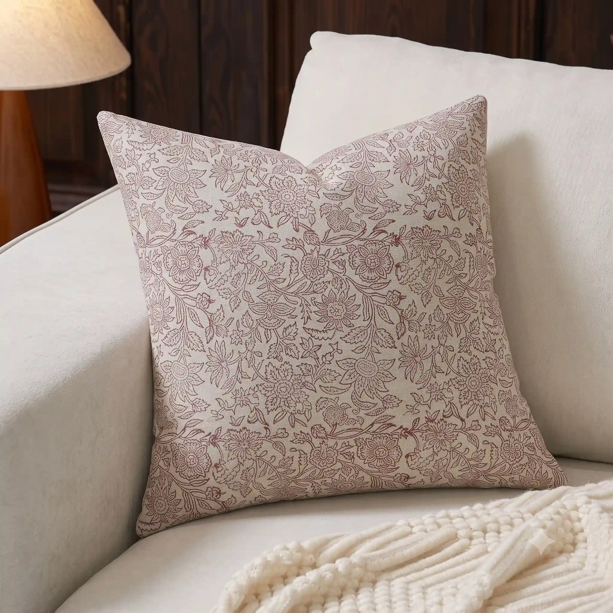 Ella Plum Wine Pillow Cover