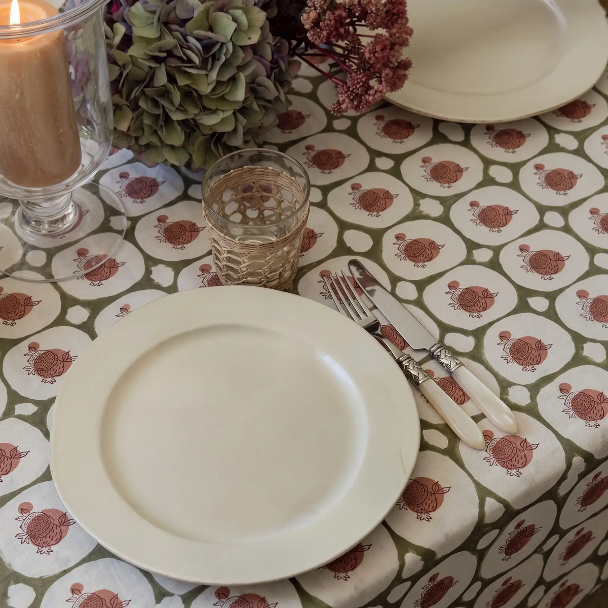 Pomelo Sage Green Tablecloth