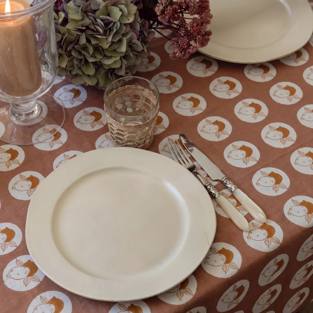 Harvest Blush Pink Tablecloth