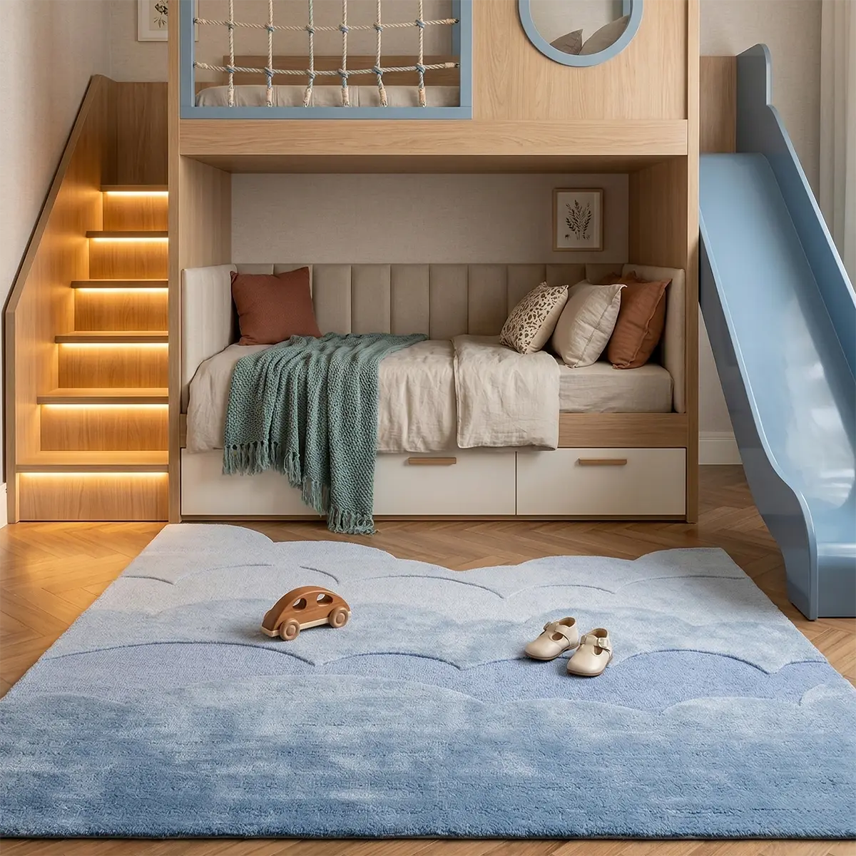 Cloud Dancer Hand Tufted Rug Hand Tufted