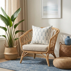 Fern Costal Blue Pillow Cover Pillow Covers