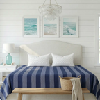 Dots Mania Coastal Blue Pillow Cover Pillow Covers