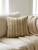 Jessy Botanical Print Tan Dust Pillow Cover Pillow Covers