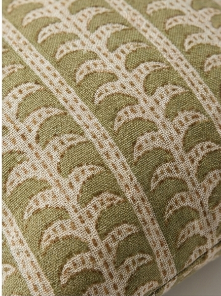 Jessy Botanical Print Tan Dust Pillow Cover Pillow Covers