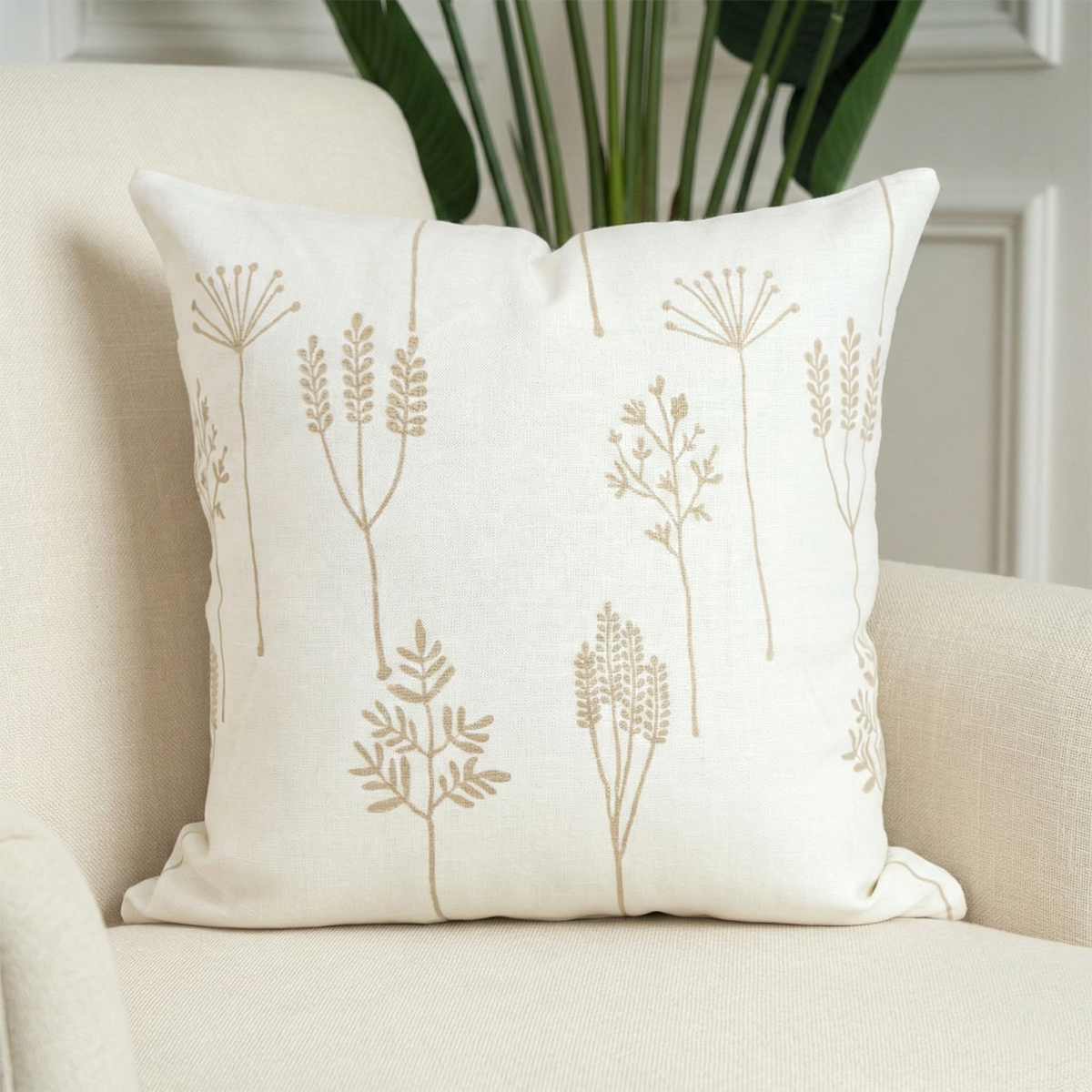 Floral Ground Cushion Cover