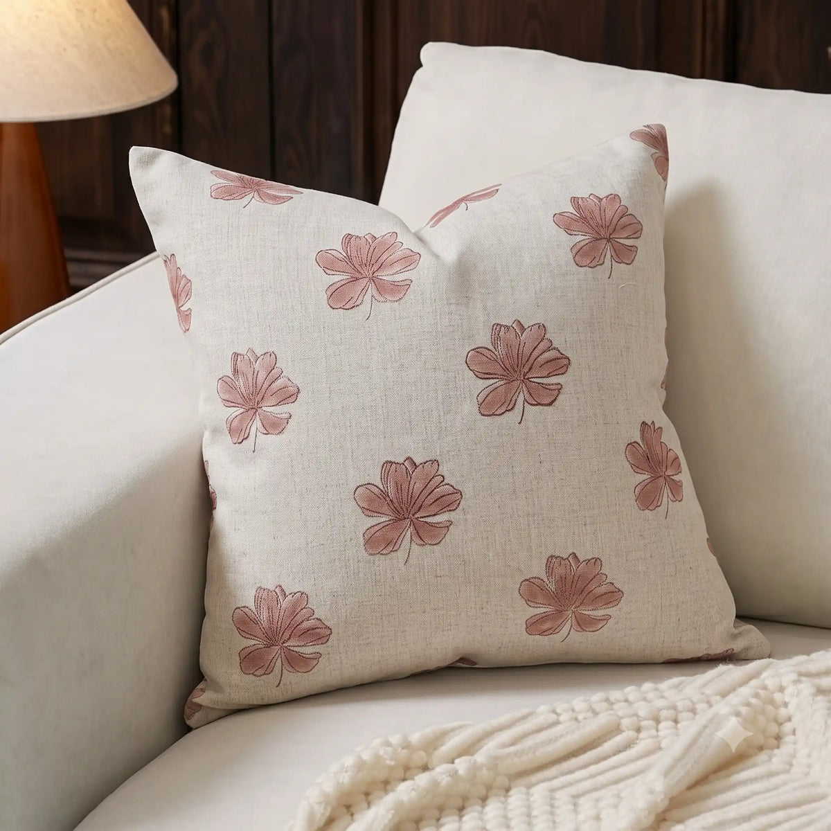 Praire Blush Pink Pillow Cover